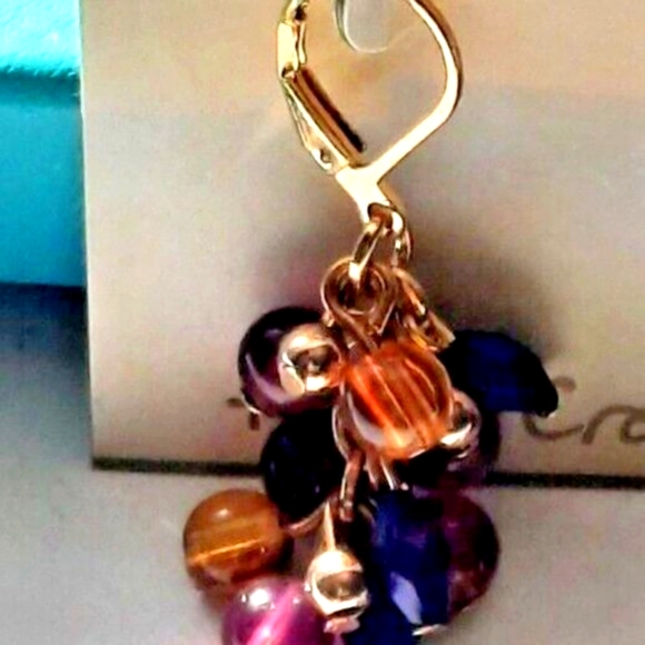 Erica Lyons Earrings New With Tags Dangle Drop - Picture 3 of 7